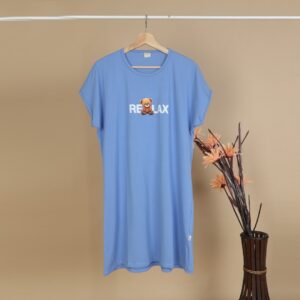 Maternity Long Tshirt: Blue - Relax