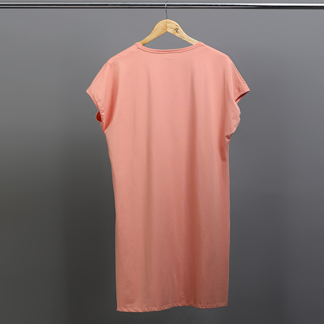 Maternity Long Tshirt: Peach - Relax - Image 3