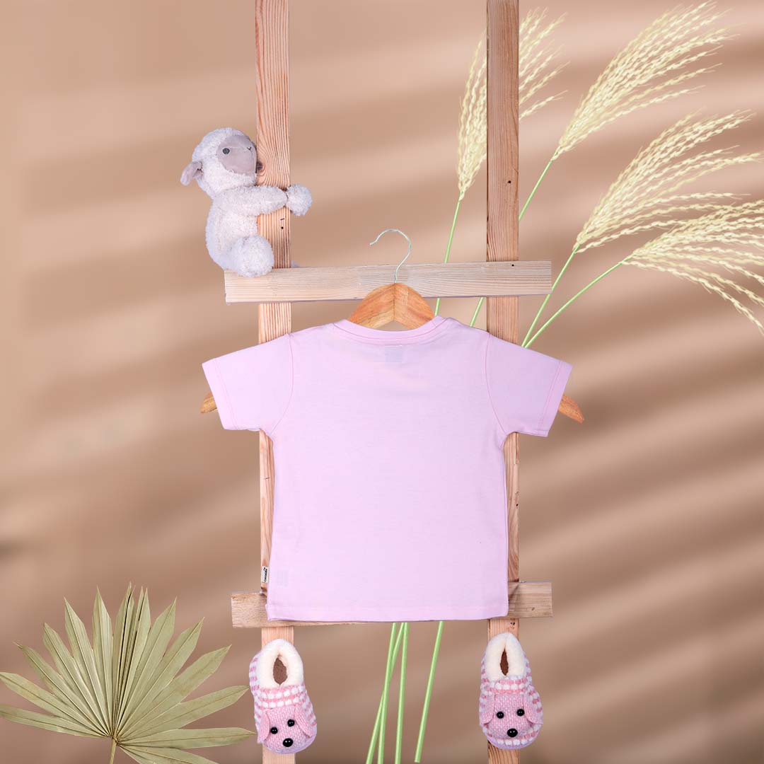 Organic Cotton Baby Tshirt: Silver White Coocuddle & Pink-a-boo Little Star – Set of two - Image 3