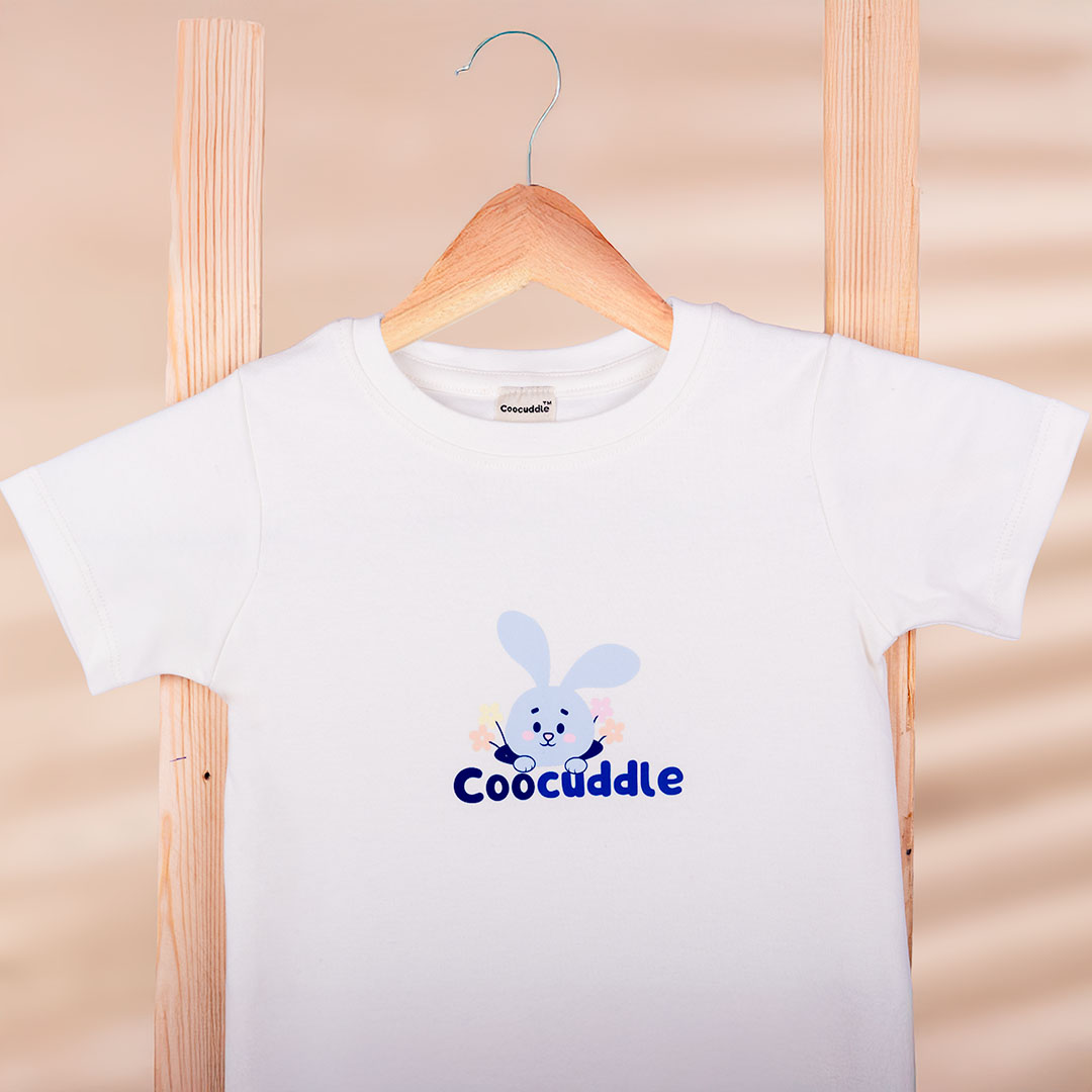 Organic Cotton Baby Tshirt: Silver White Coocuddle & Pink-a-boo Little Star – Set of two - Image 6