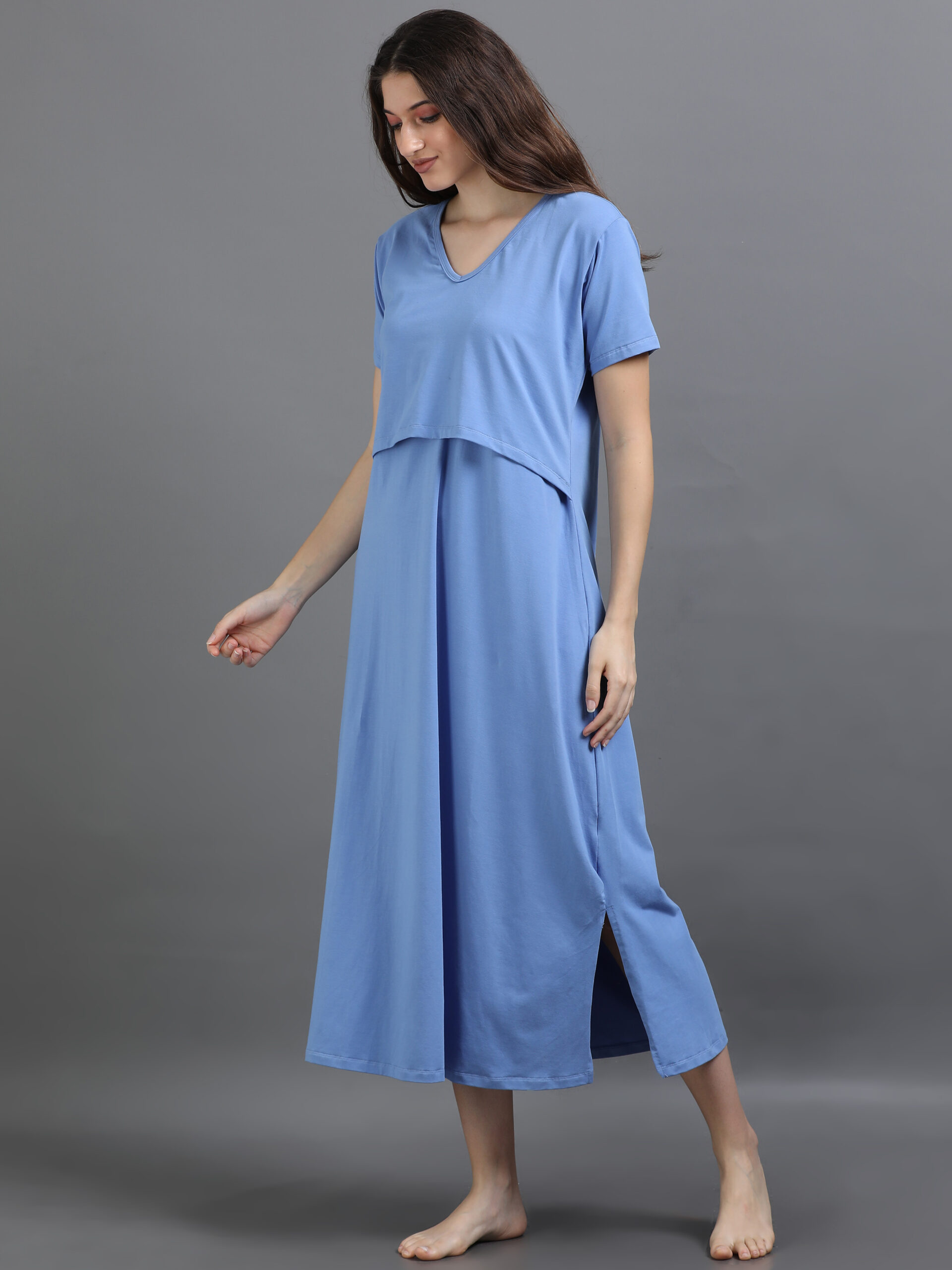 Nursery Dress: Blue - Image 5