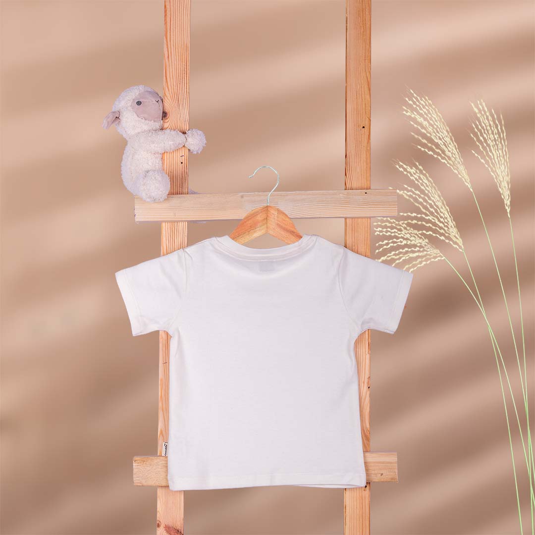 Organic Cotton Baby Tshirt: Silver White Coocuddle & Pink-a-boo Little Star – Set of two - Image 5